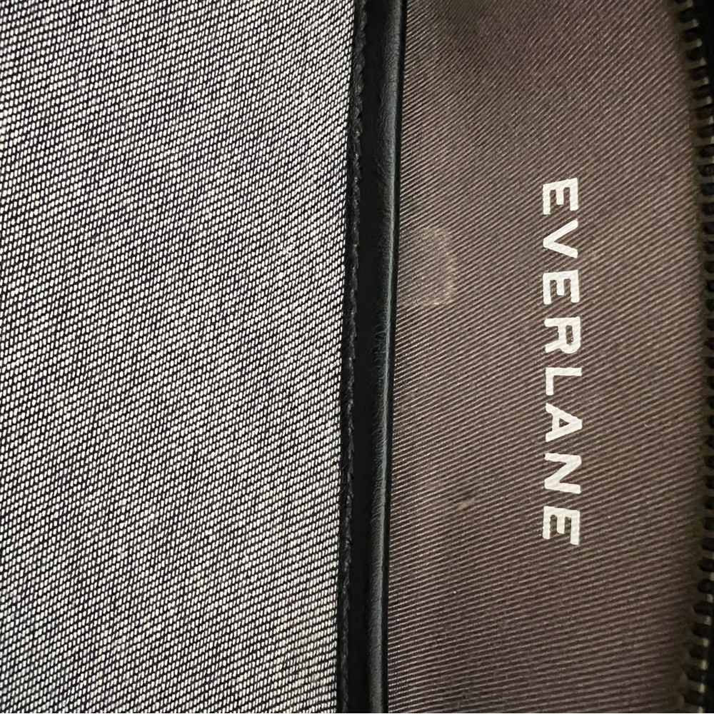 Everlane Twill Zip Tote Grey - Picture 10 of 12